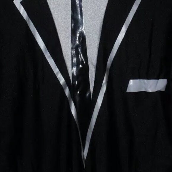 Slender Man Costume Adult Halloween 2ND SKIN BODY SUIT MORPHSUIT VARIOUS SIZES! - Picture 4 of 7